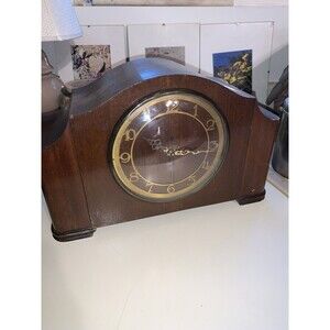 Seth Thomas Bristol style model mantel clock, Guts Replaced With Modern Quartz